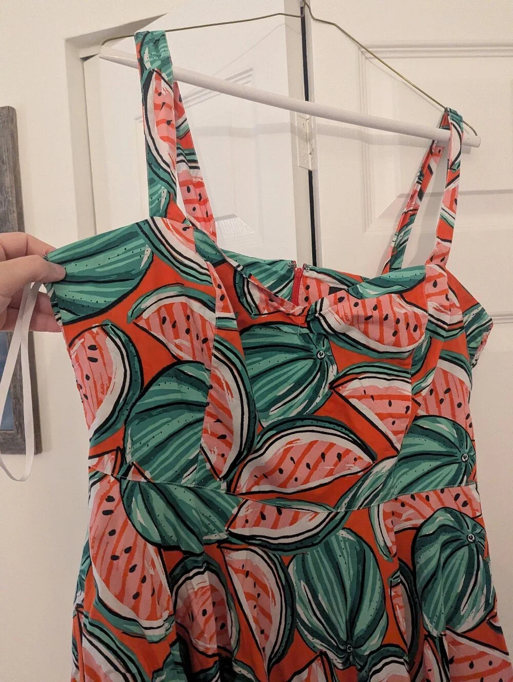 Unique Vintage Hell Bunny Watermelon Sundress